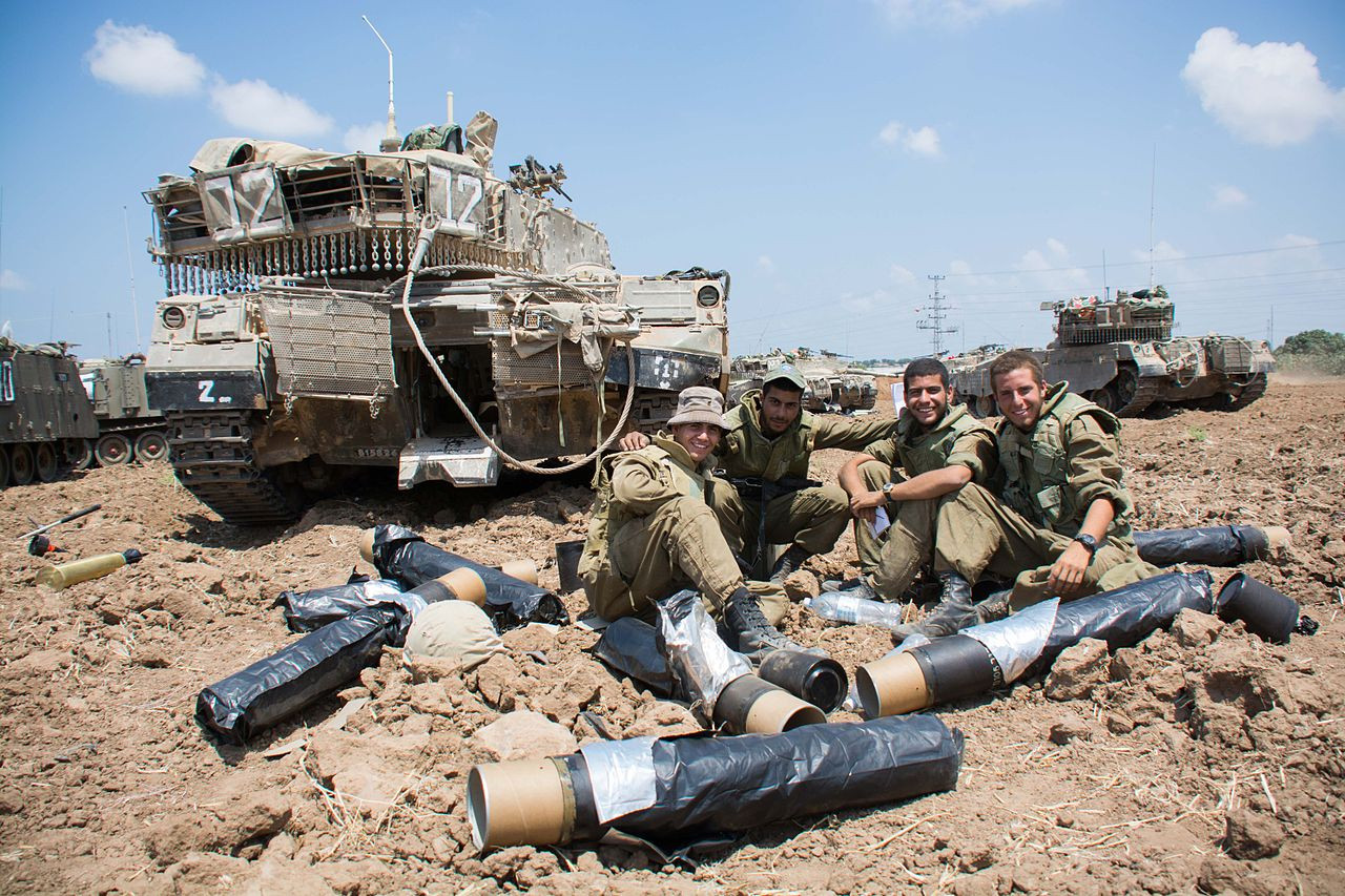 Israel Merkava tanks spotted wearing improvised armor 'cages' on top