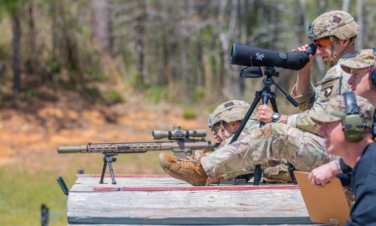 New M110A2 Sniper Rifle Used In Army Ranger Competition