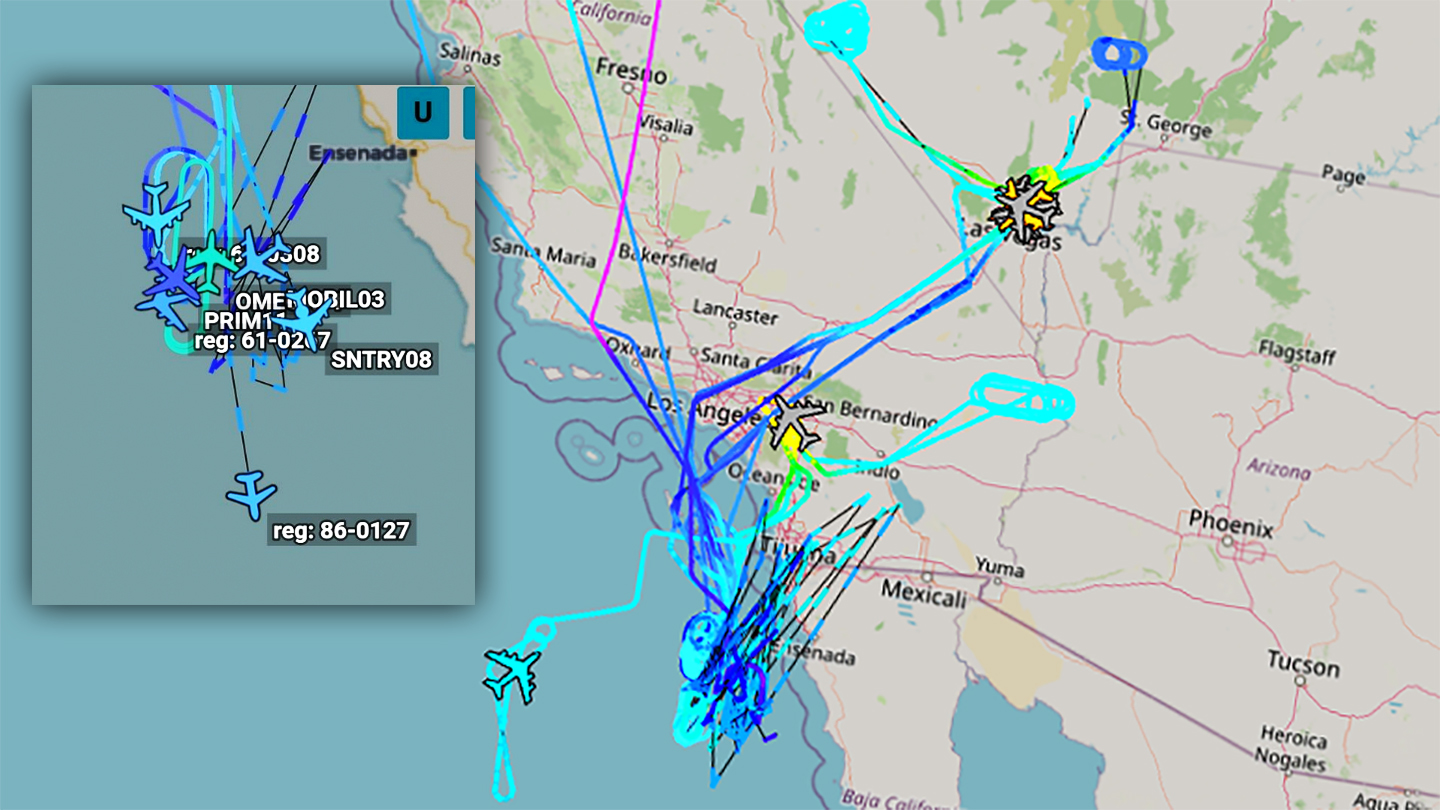 Tankers off southern california with USS Nimitz