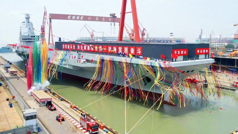 Fujian Aircraft Carrier launch