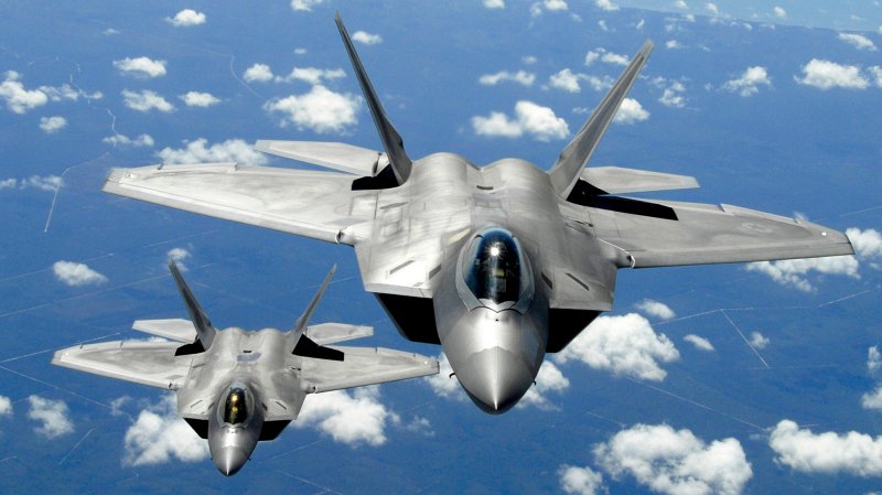 F-22 Raptors