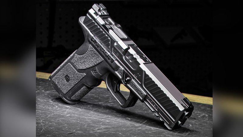 A ZEV Technologies OZ9 Combat pistol