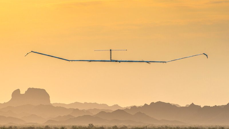 The Airbus Zephyr S solar-powered high-altitude, long-endurance unmanned aircraft.