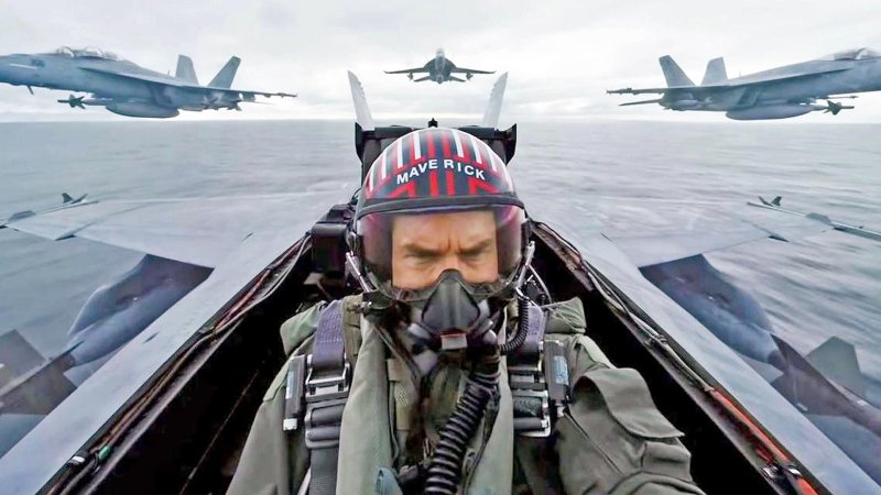 top-gun-maverick formation super Hornet