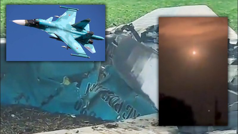 Su34 Ukraine SHot Down