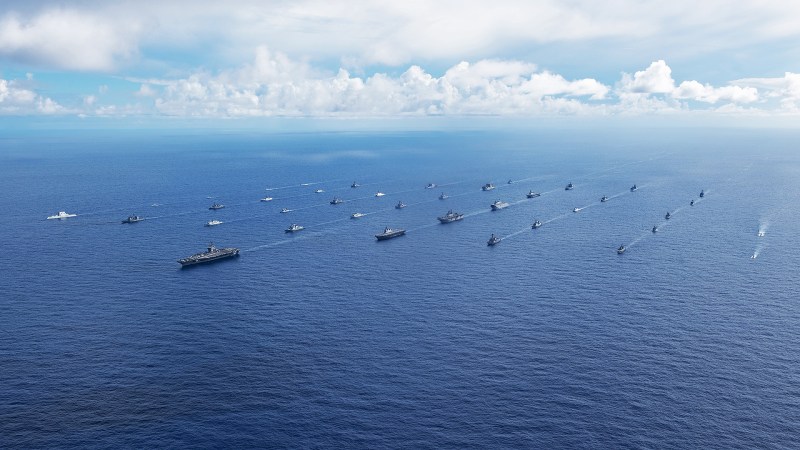 Huge Armada Of Allied Ships Gather For U.S. Navy’s RIMPAC Photo Op (Updated)