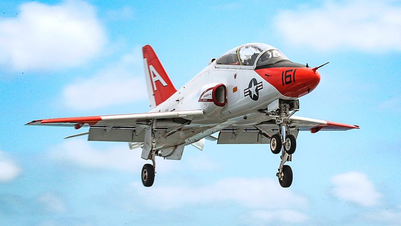 Navy T-45C Jet Trainer Crashes Into Texas Field