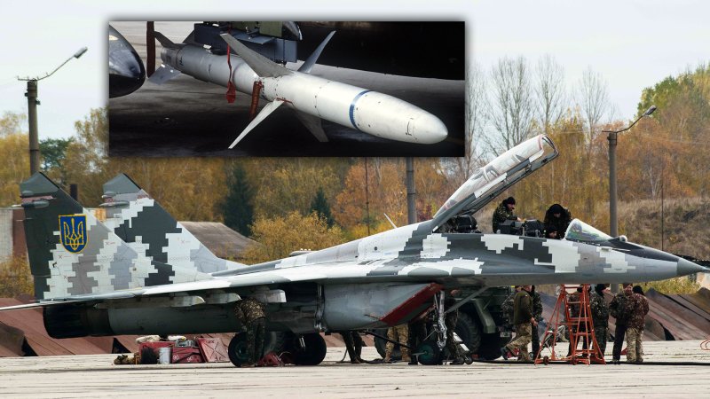 Ukrainian MiG-29s Are Firing AGM-88 Anti-Radiation Missiles