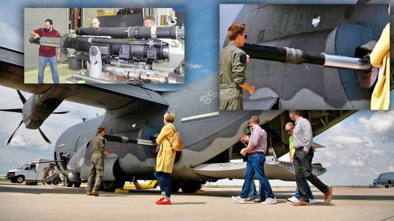 Our First Look At An AC-130J Ghostrider Gunship’s New 105mm Gun