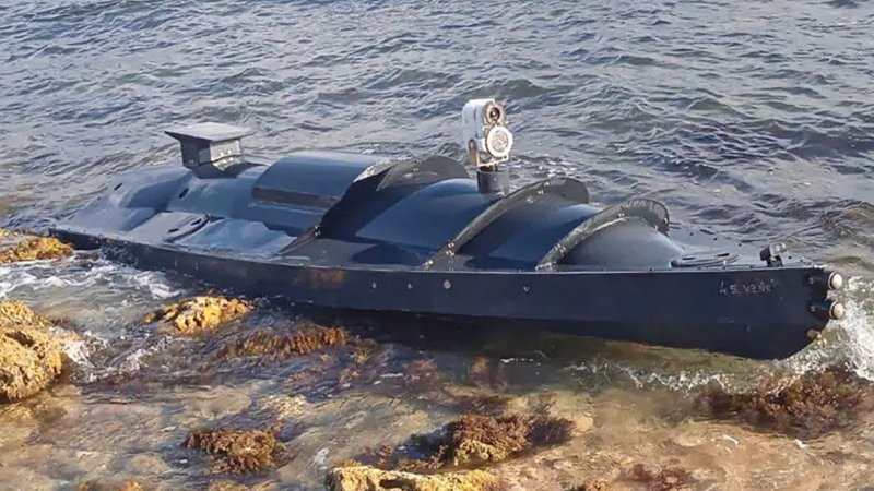 Mystery Drone Boat Washes Up Near Home Of Russia’s Black Sea Fleet (Updated)