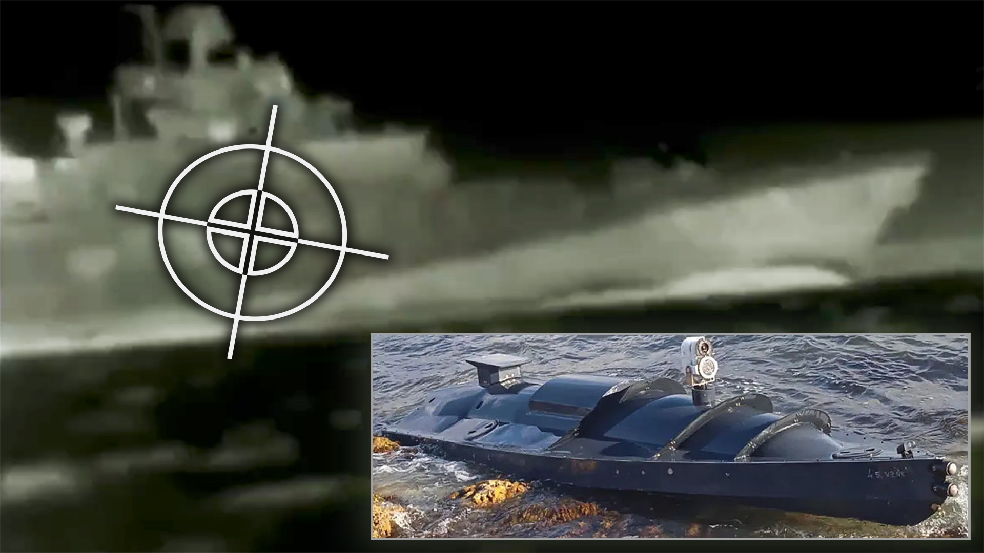 Ukraine Kamikaze drone boat black sea fleet