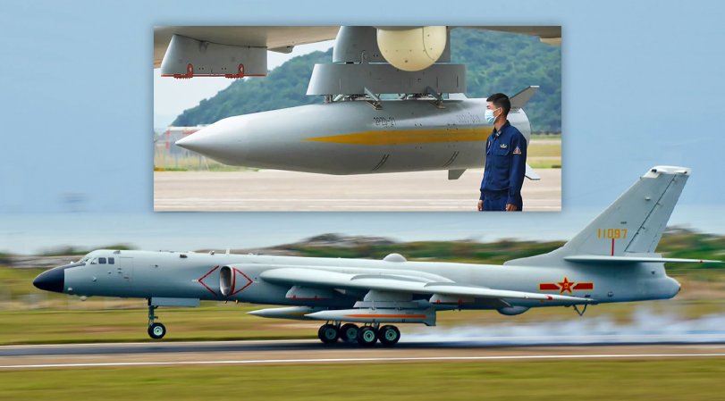 China’s H-6K Bomber Spotted With New Air-Launched Ballistic Missile