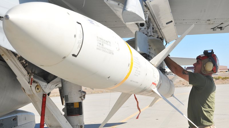 AGM-88 Anti-Radiation Missiles Being Turned Into Aerial Targets By Navy