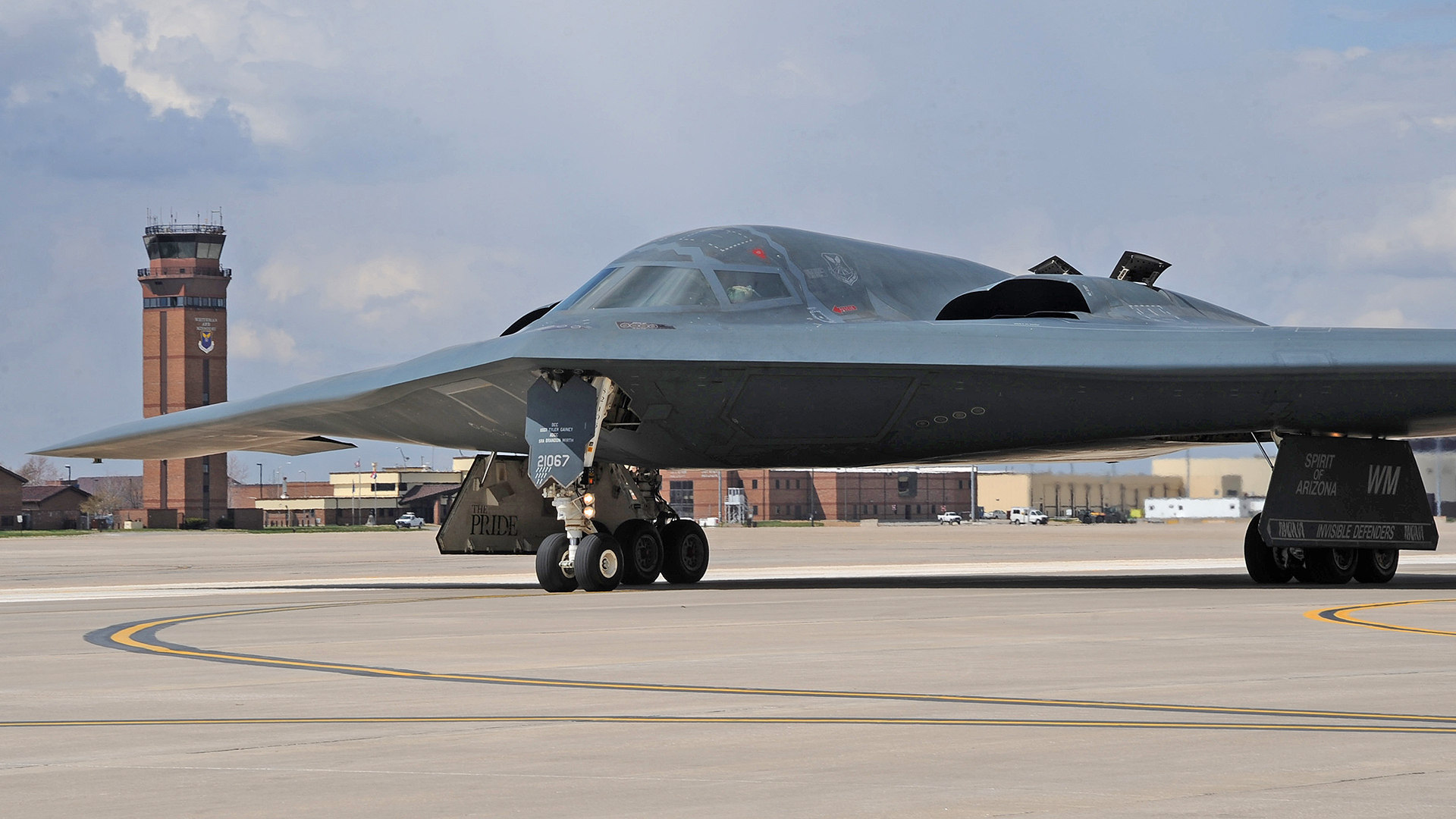 B-2 Spirit Stealth bomber still damaged on Whiteman Air Force Base's only runway