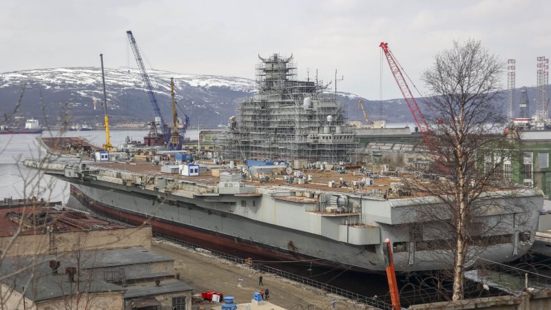 Admiral Kuznetsov in Murmansk