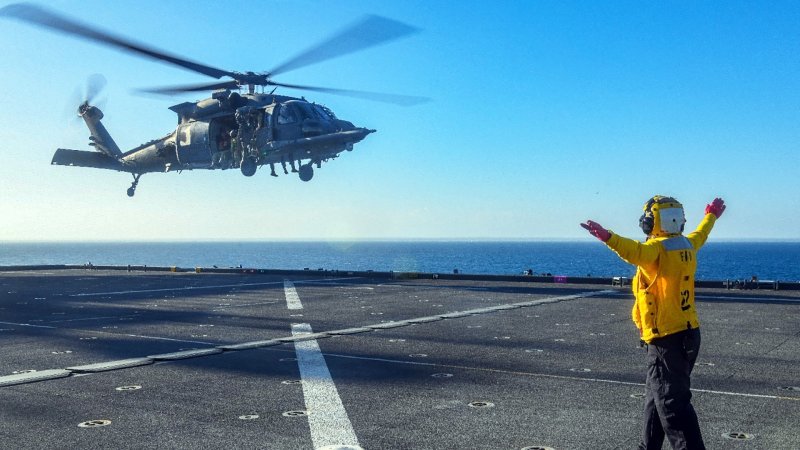 HH-60W Jolly Green II on first operational deployment