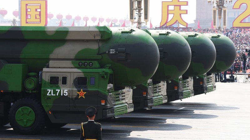 China surpasses the U.S. in number of ICBM launchers