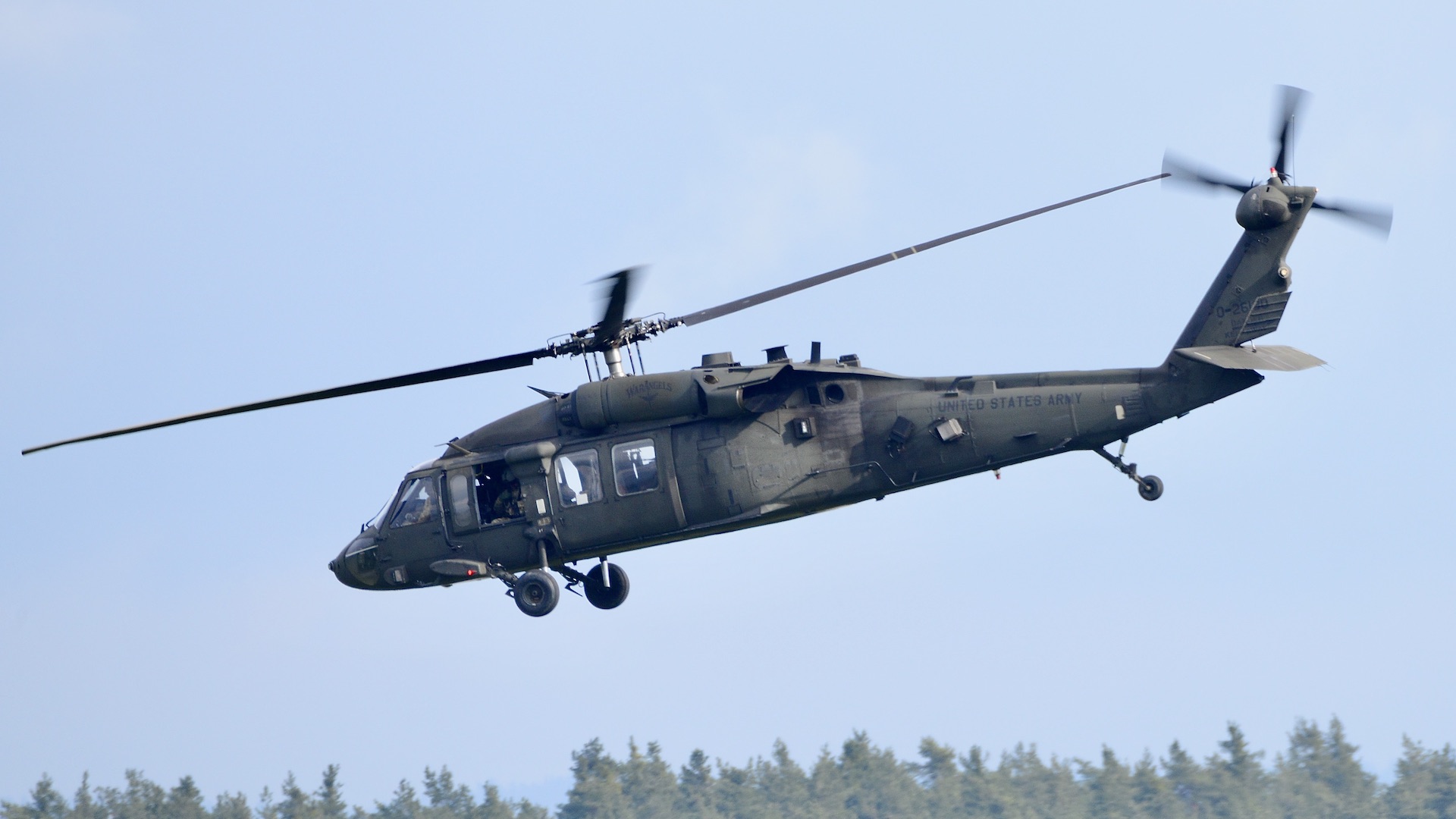 UH-60 Black Hawk Helicopter Maintenance Test Flight