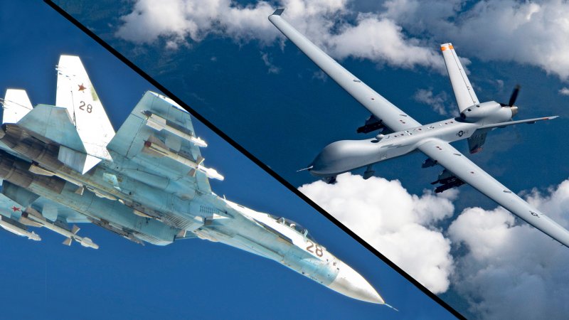 Russian Su-27 Collided With U.S. MQ-9 Over Black Sea (Updated)