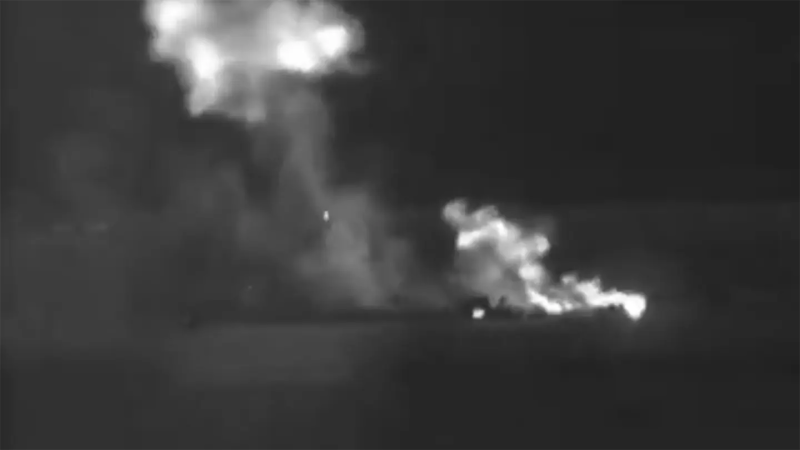 Ukraine drone boats attack Sevastopol harbor.