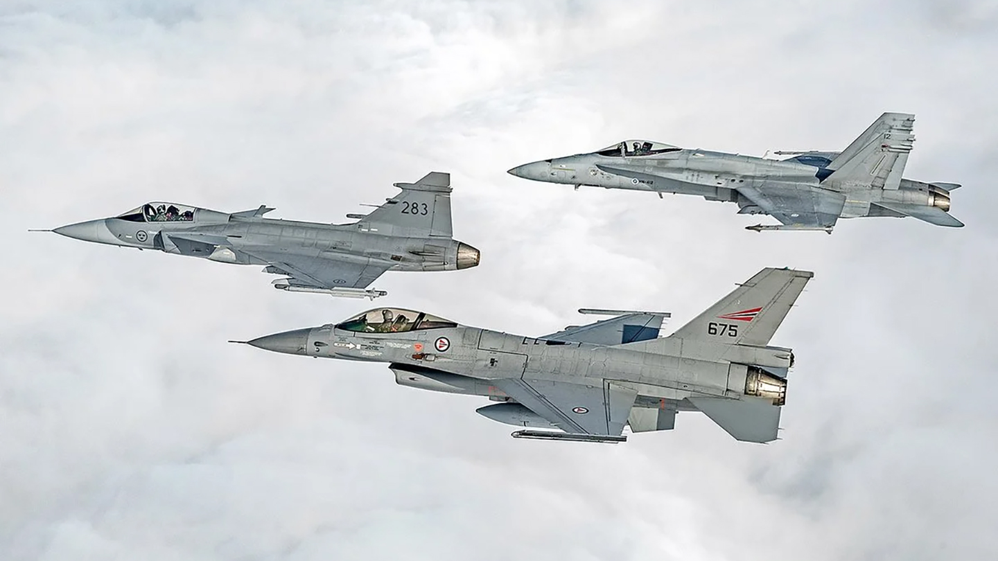 Four Nordic nations have signed an air defense alliance.