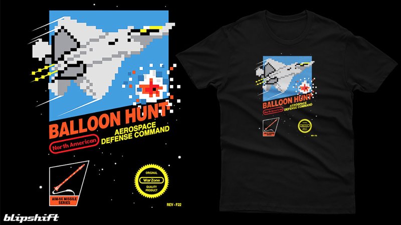 Commemorate NORAD’s Great Balloon Hunt With This Duck Hunt Inspired T-Shirt