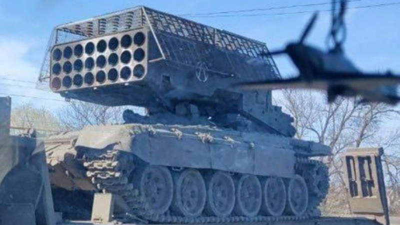 Ukraine Situation Report: Russia Adding ‘Cope Cages’ To TOS-1A