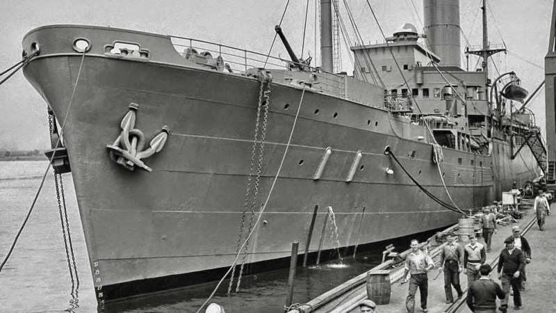 This Minelayer Was Converted Into A Floating Brewery During World War II