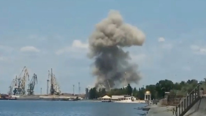 Ukraine Situation Report: Long-Range Strike Hits Russian-Held Port City On Sea Of Azov