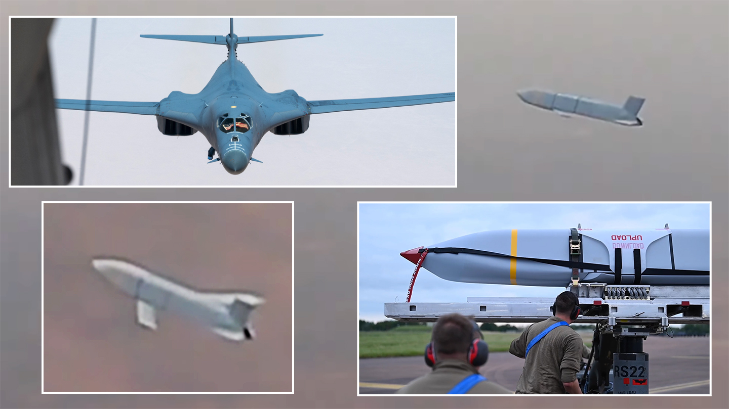 B-1B BOMBER TASK FORCE AGM-158