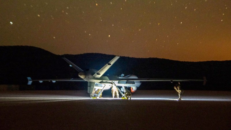 MQ-9 Reaper Lands On Remote Dirt Strip For The First Time