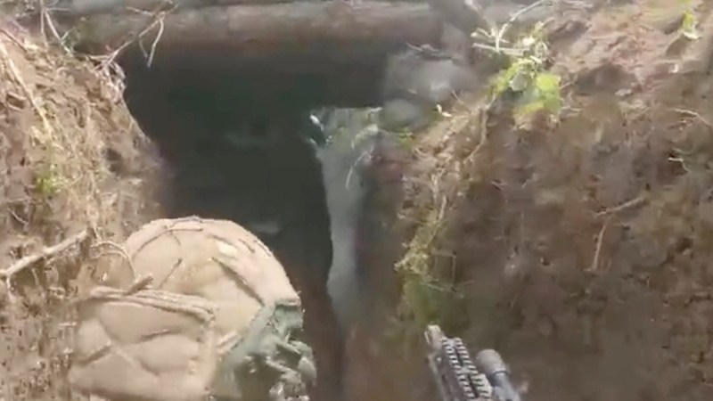Horrors Of Trench Warfare Captured In Viral Ukrainian Special Ops Footage