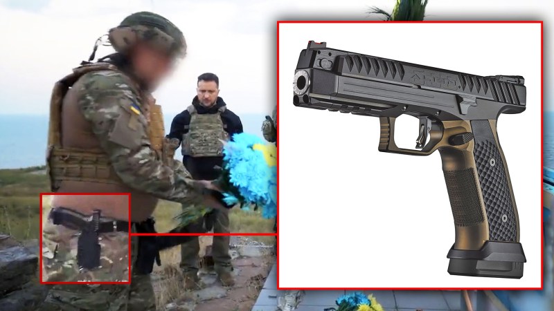 Super ‘Gucci’ Alien Pistol In Use With Zelensky Security Detail