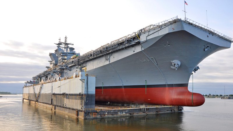 Amphibious assault ship navy planning