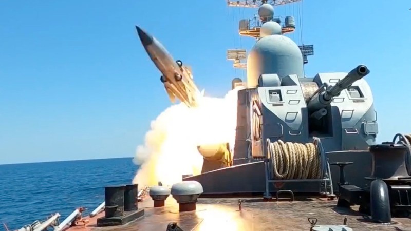 Ominous Russian Anti-Ship Missile Drill Sinks Ex-Ukrainian Corvette