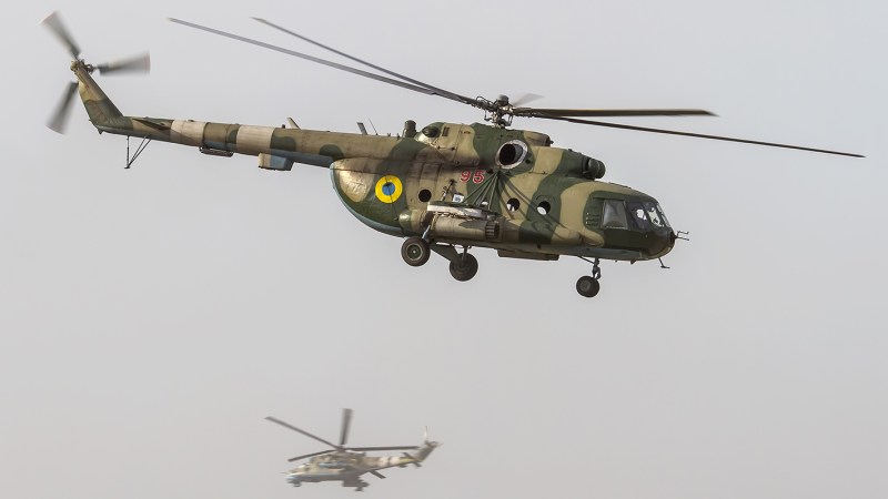 Two Ukrainian Mi-8 Helicopters Crash, Killing Six: Reports