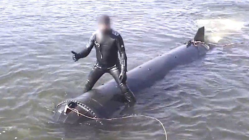 An organization called AMMO Ukraine has given a new look at an uncrewed underwater vehicle called Marichka that it says could be used to launch kamikaze attacks on Russian targets.