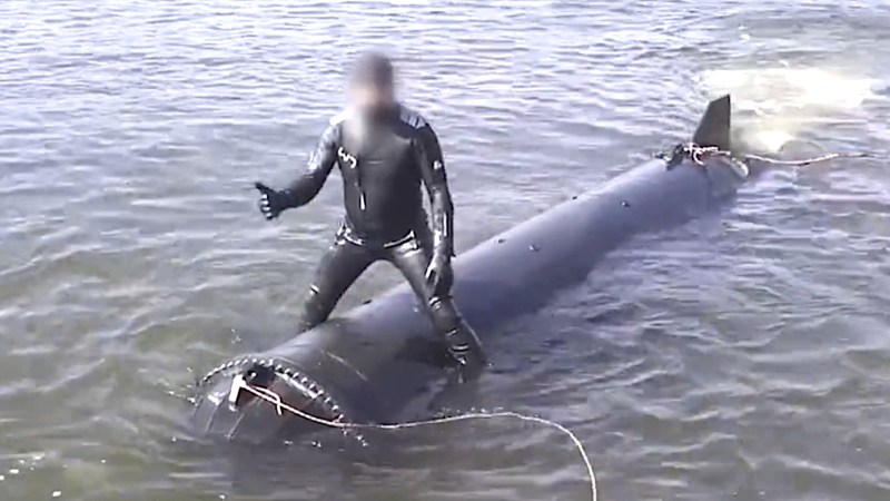 Submarine Decoy Appears On Russian Naval Base Pier