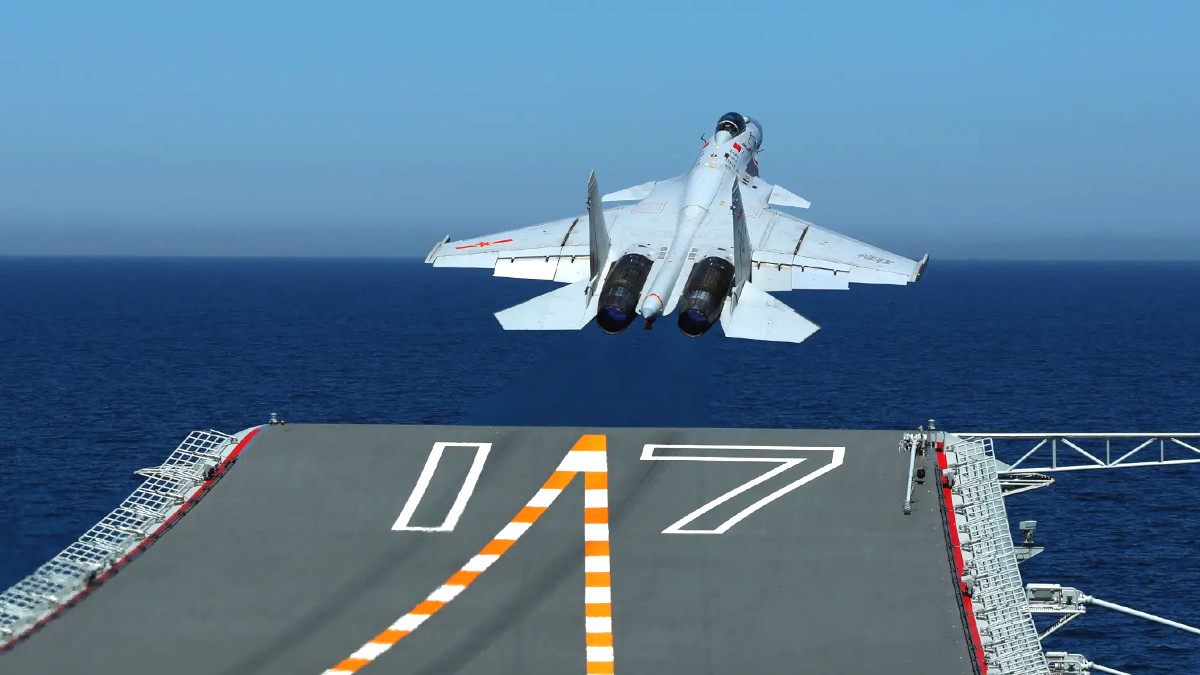 China's New Aircraft Carrier Begins Catapult Testing