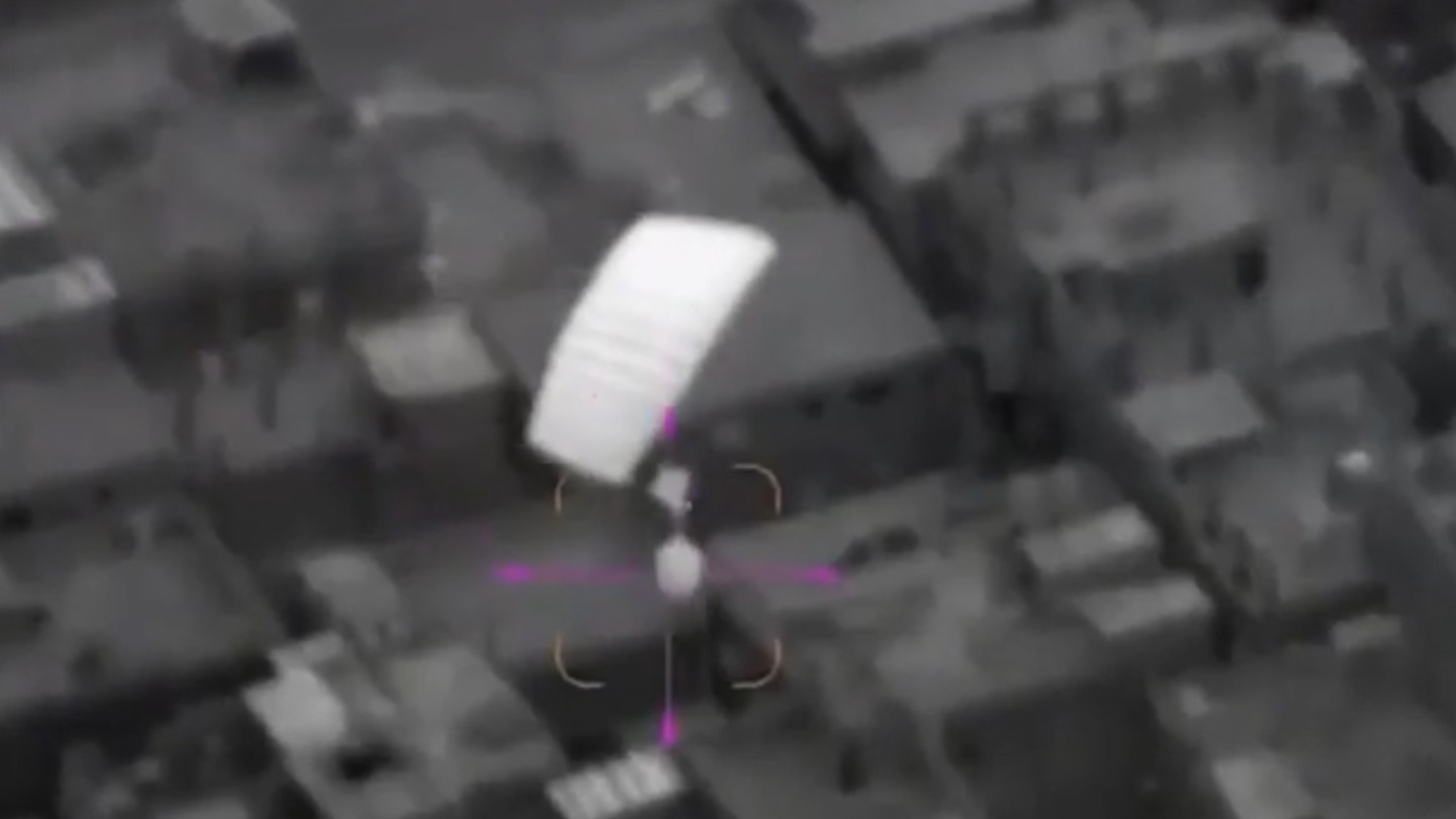 The IDF said it used the Guided Supply airdrop system for the first time.