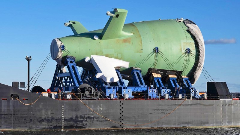 First Look At Columbia Missile Submarine’s X-Shaped Stern