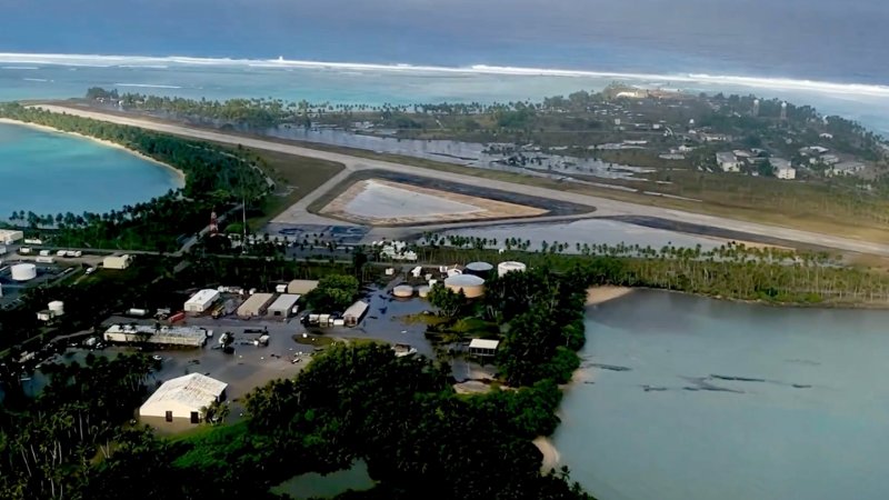 The Army's Reagan Test Site support operations were among many affected by wild waves that swamped Roi-Namur Island in the Kwajalein Atoll on Jan. 20.