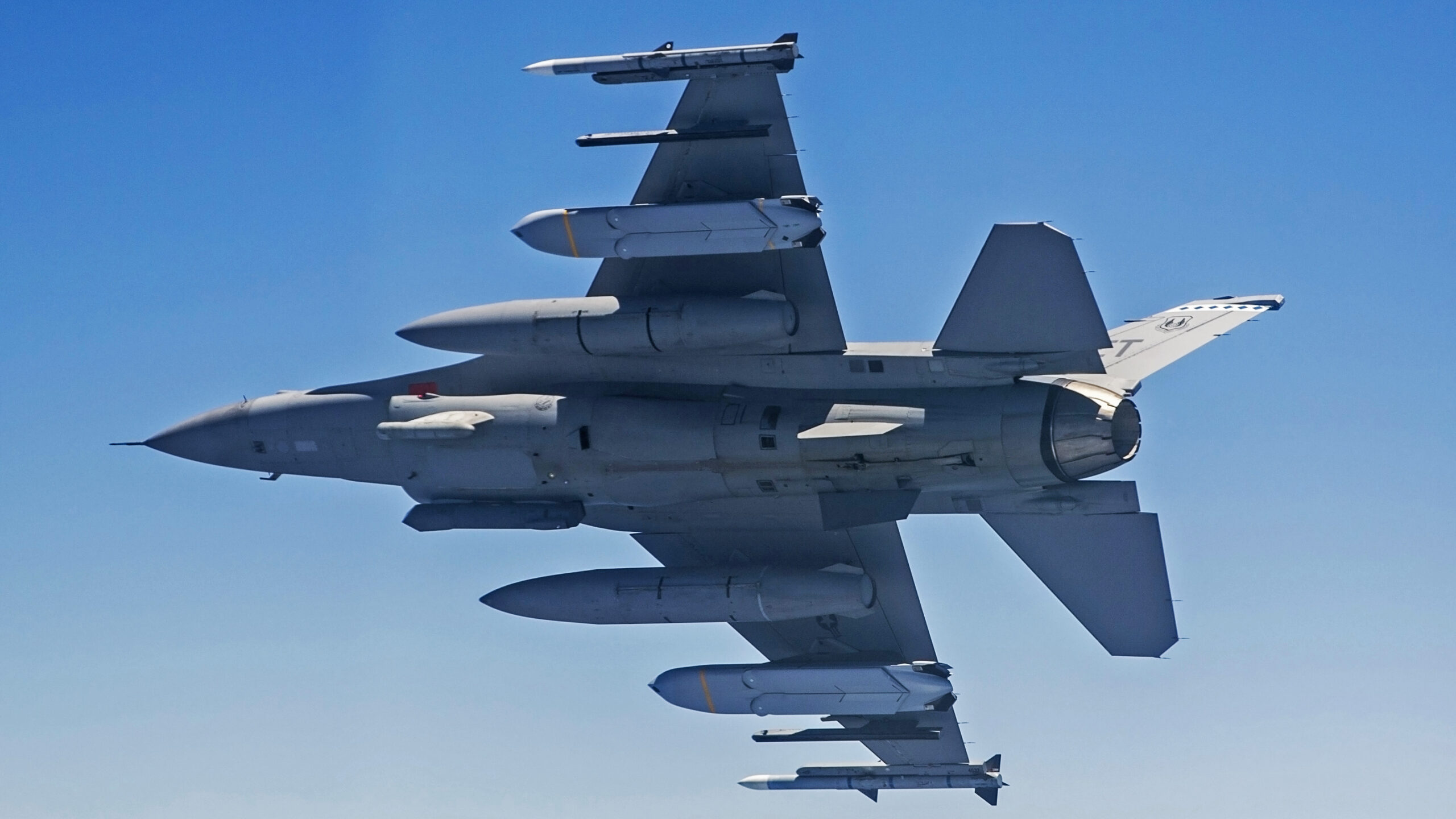 Major Jacob Rohrbach, test pilot with the 40th Flight Test Squadron, flew the first-ever M7 Test mission with two JASSM ER weapons on board an F-16 on July 25, 2018 at Eglin AFB, FL.