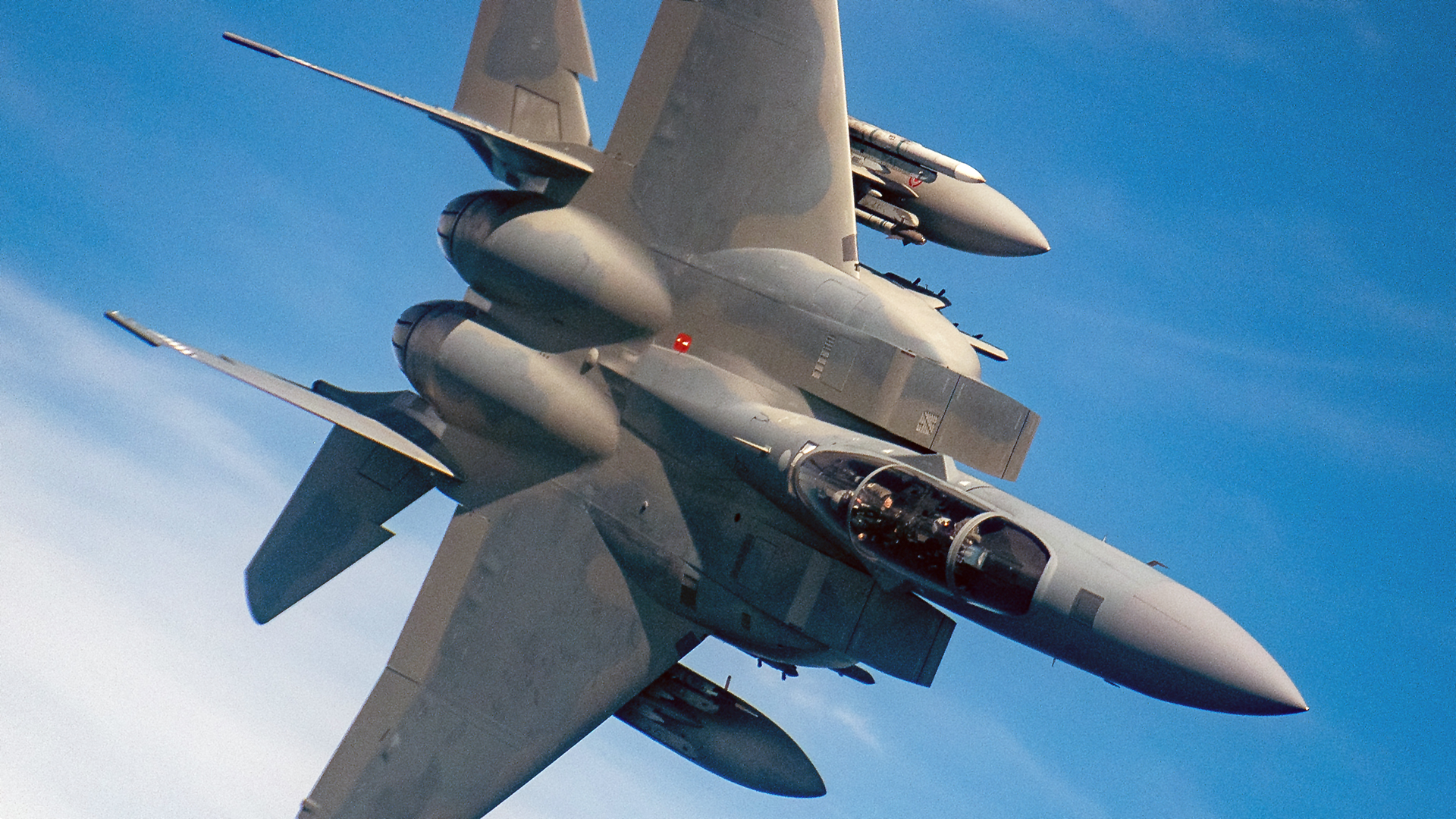 F-15EX flying