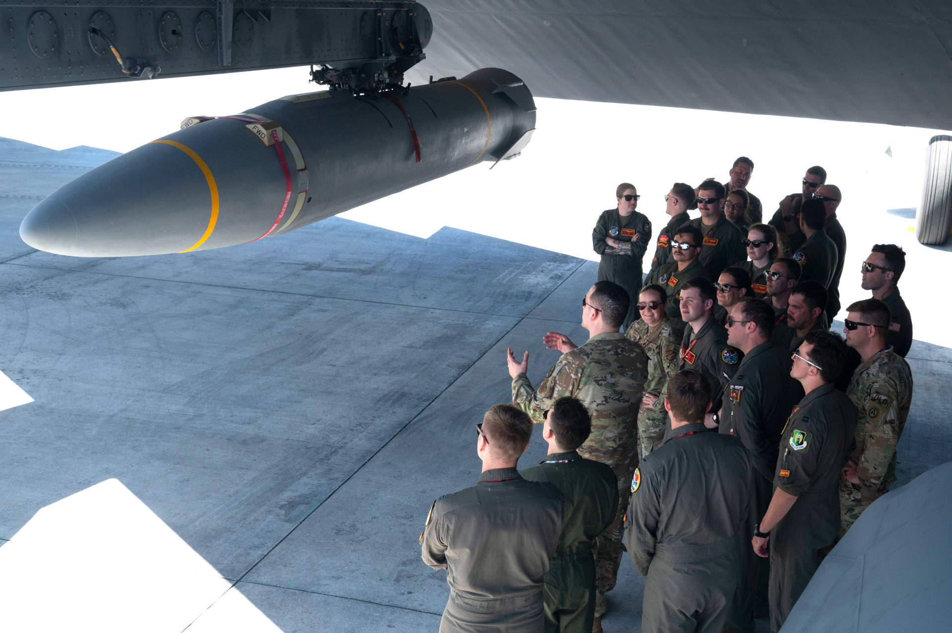 B-52 Armed With Hypersonic Missile Makes Appearance In Guam