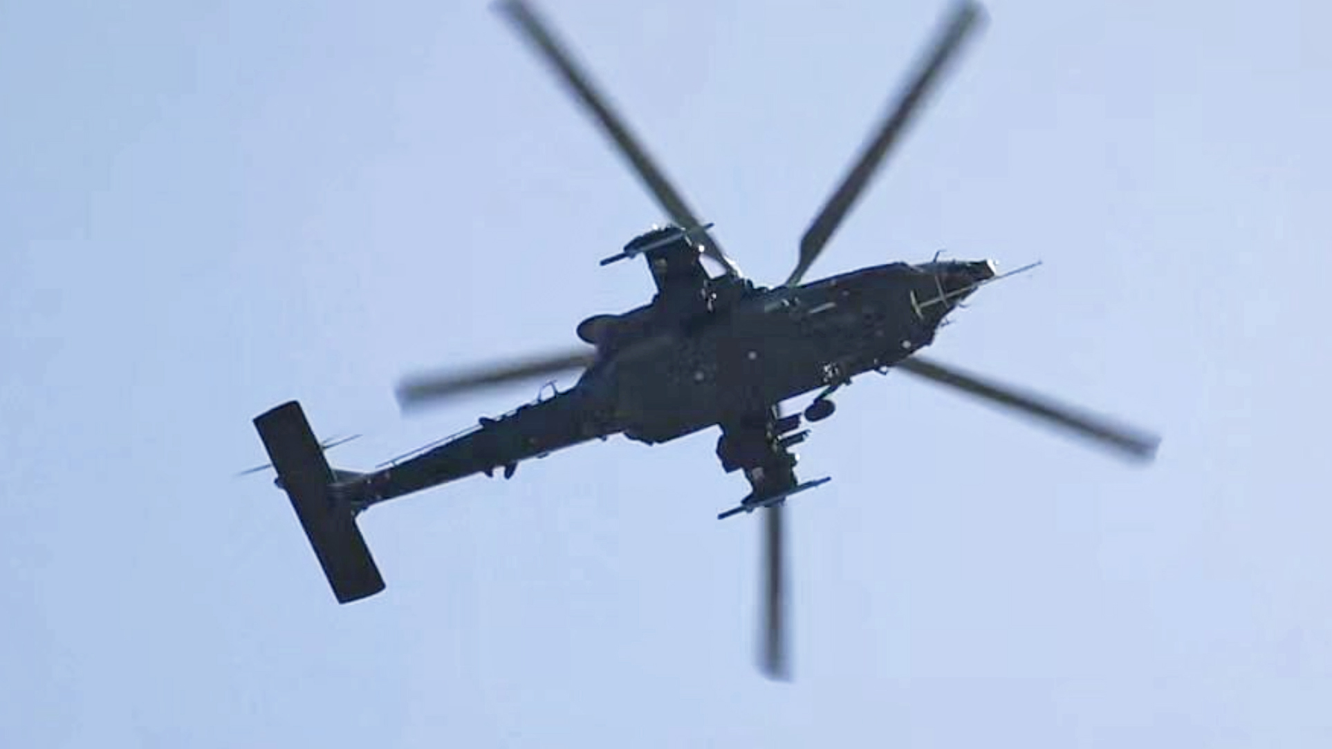 The latest offering in China’s seemingly unrelenting military aircraft output appears to be a heavy attack helicopter design, broadly similar in concept to the U.S. AH-64 Apache and seemingly developed on the basis of the Z-20 multirole utility transport helicopter.