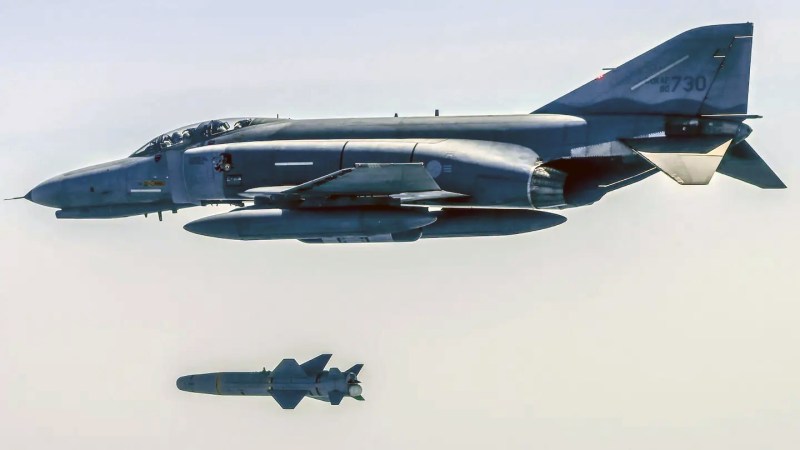 F-4 Phantoms Conduct Final Popeye Missile Firing Before South Korea Bids Them Farewell