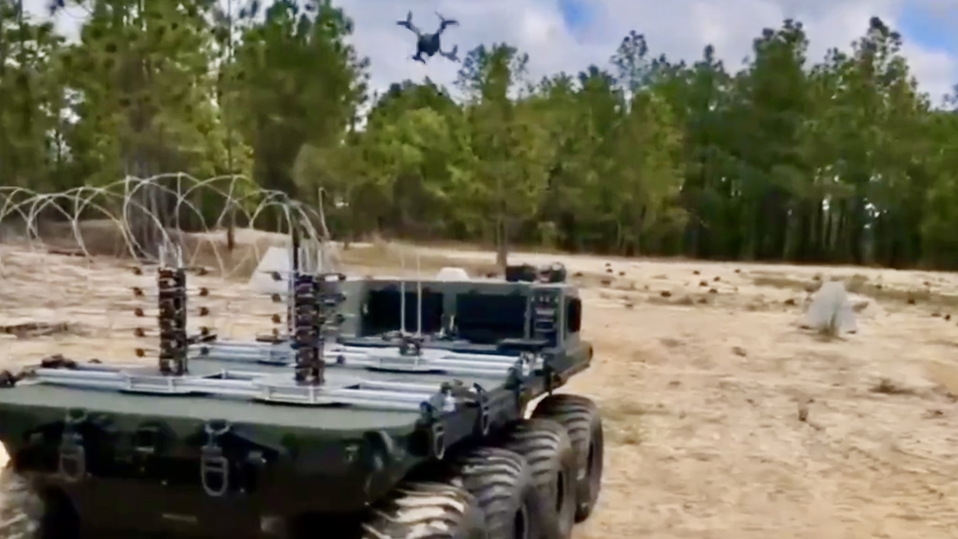 Army Tests Quadcopter Swarm-Launching Uncrewed Ground Vehicle For ...