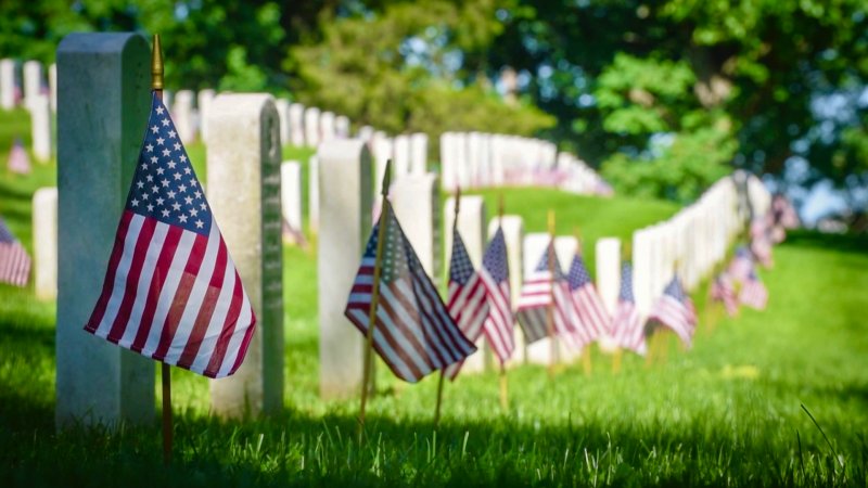 250,000 American flags are placed at the foot of every headstone in the Arlington National Cemetery for Memorial Day Weekend. Arlington National Cemetery has evolved from a place of necessity to a national shrine to those who have honorably served our Nation during times of war – including every military conflict in American history – and during times of peace. The cemetery is the final resting place for service members, veterans, and their families. “Service to country” is the common thread that binds all who are honored and remembered here. (U.S. Navy photo by Mass Communication Specialist 1st Class Sarah Villegas