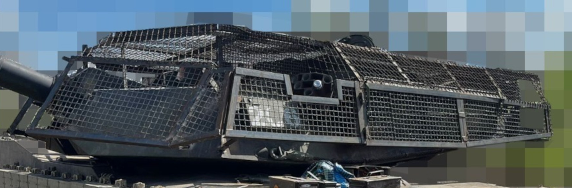 Ukrainian M1 Abrams Tanks Get Elaborate 'Cope Cages,' Soviet Explosive ...